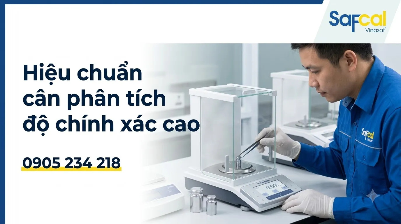 Hiệu chuẩn cân phân tích độ chính xác cao
