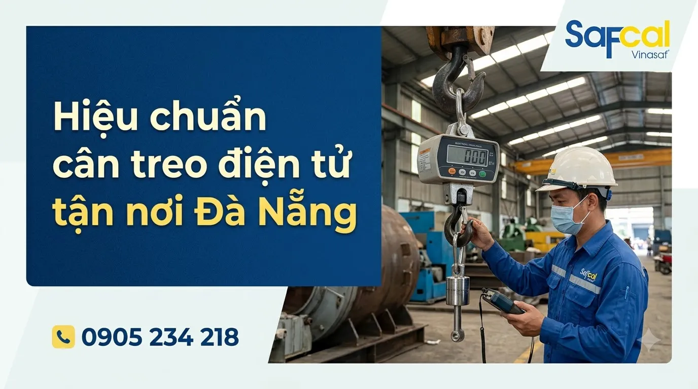 Hiệu chuẩn cân treo điện tử tận nơi Đà Nẵng